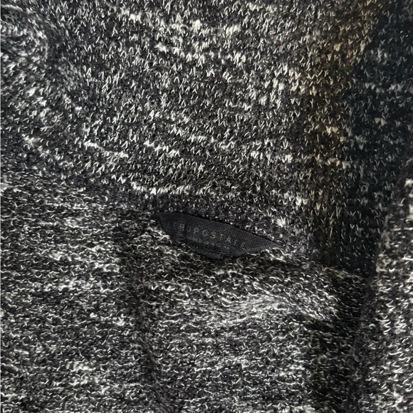 Aeropostale Black Marled Open-Front Women's Cardigan medium - Picture 4 of 6